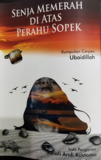 Senja memerah di atas perahu sopek
