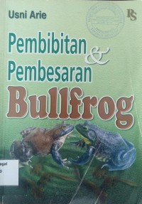 Pembibitan & pembesaran bulfrog